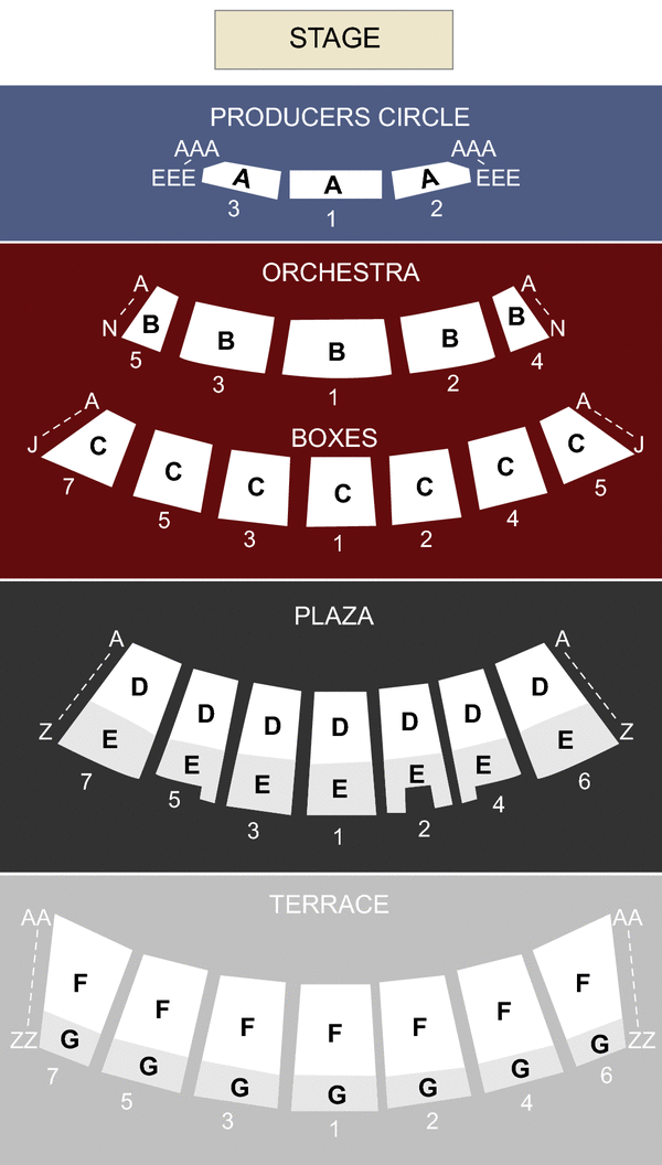 Starlight Theater Seating Chart