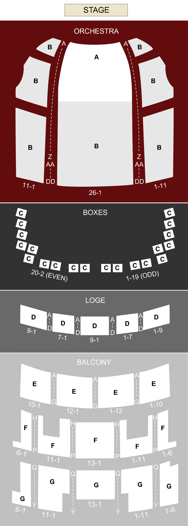 Music Hall Kansas City Seating Chart