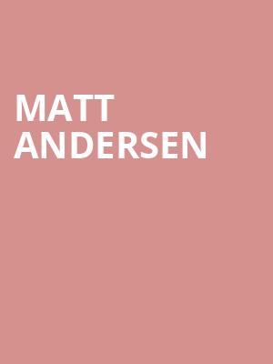 Matt Andersen, Knuckleheads Saloon, Kansas City