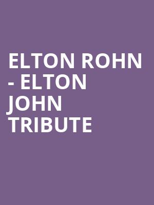 Elton Rohn Elton John Tribute, Ameristar Casino Hotel, Kansas City