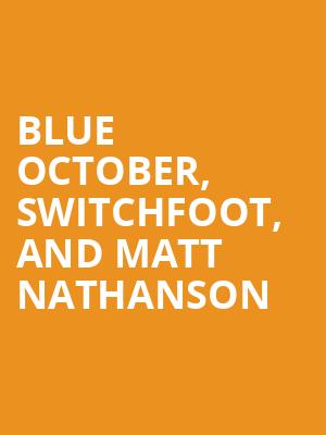 Blue October Switchfoot and Matt Nathanson, Crossroads, Kansas City